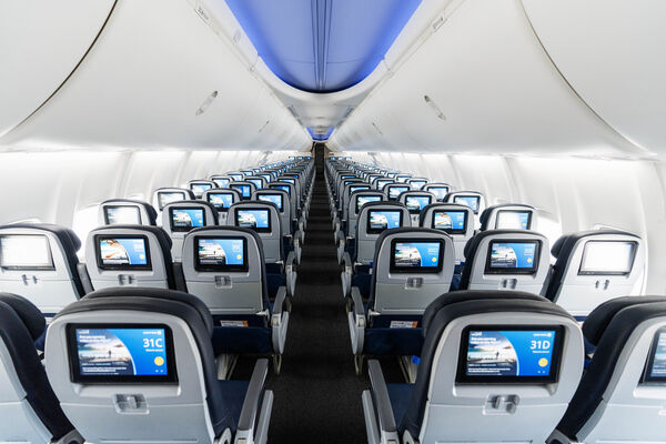 ▲▼聯合航空最新波音 737 MAX 8 機型。（圖／業者提供）