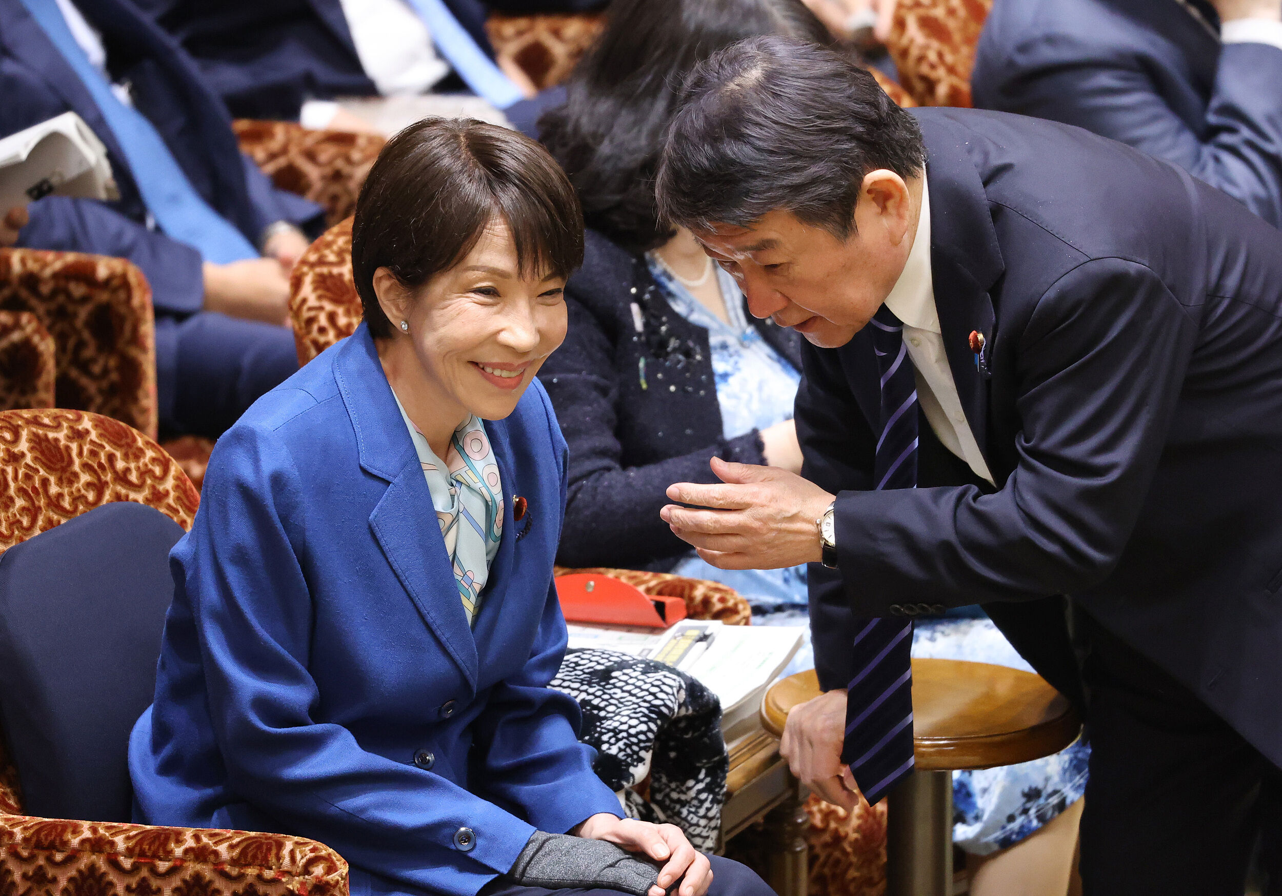▲▼日本首相高市早苗與日本外務大臣茂木敏充。(圖/VCG)