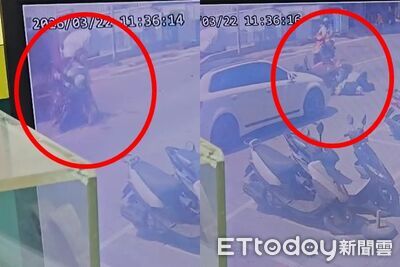 超驚悚！三重4貼機車與小貨車相撞　倒地再遭撞翻、安全帽噴飛
