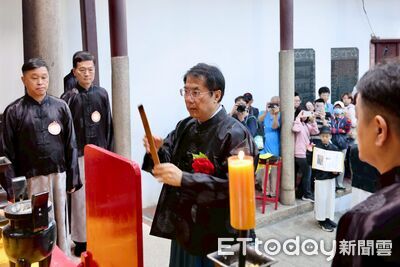 台南春祭武聖大典清晨登場 黃偉哲循古禮主祭展現文化傳承
