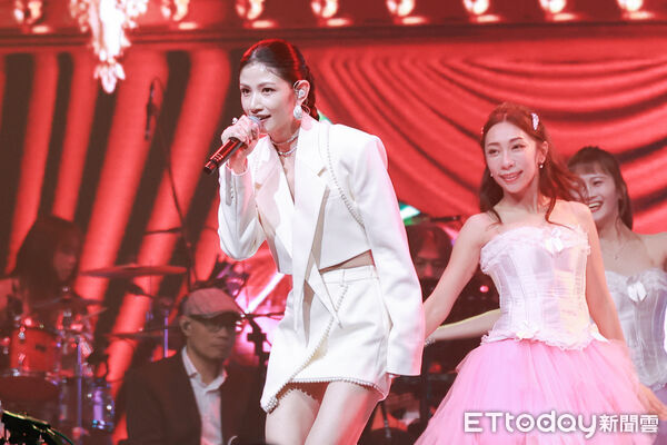 ▲▼李千娜出席鑽石舞台之夜演唱會。（圖／記者周宸亘攝）