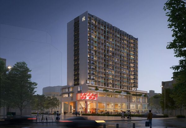 ▲新明市場將改建為社宅，並維持原有市場機能。（圖／翻攝自桃園市政府）