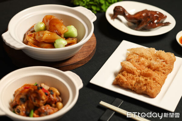 ▲最難訂位粵菜廳晶華軒「鴨宴」限時登場　16道頂級料理360元起。（圖／記者黃士原攝）