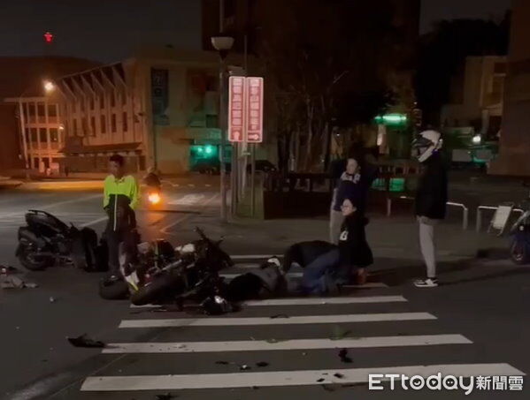 彰化八卦山下深夜巨響 「2騎士相撞」1人意識不清