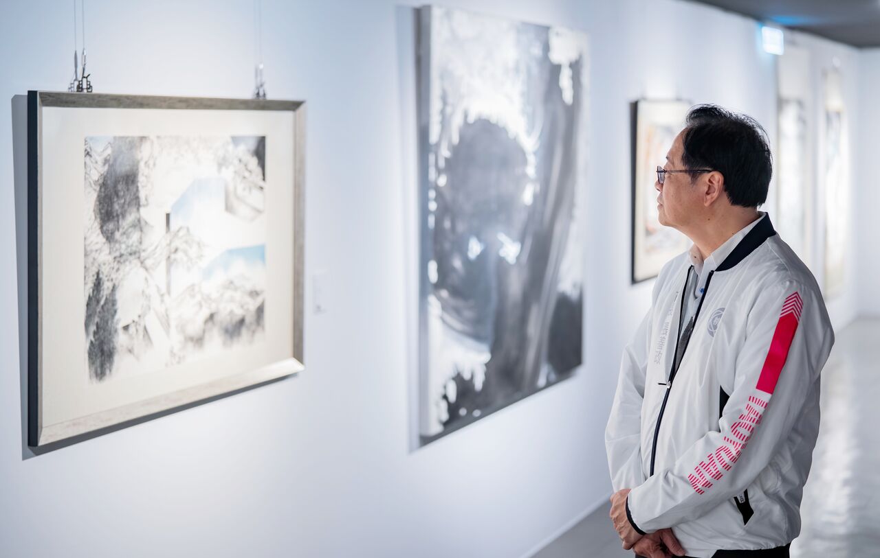 桃園美術家邀請展開幕 張善政:匯聚在地藝術能量匯聚國門