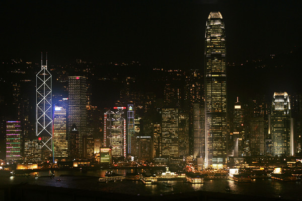 香港夜景。（圖／美聯社）