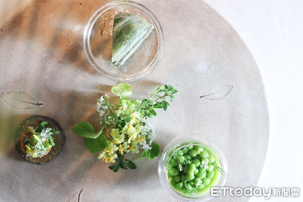 ▲巴黎廳1930 x高山英紀「春季新菜」。（圖／台北亞都麗緻大飯店提供）