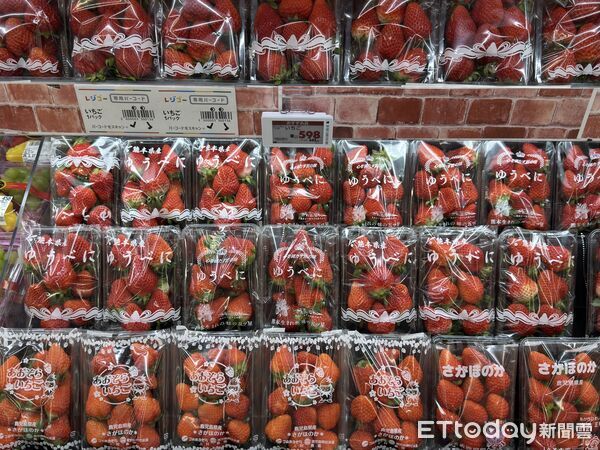 ▲▼日本超市水果，日本草莓，草莓示意圖。（圖／記者蔡玟君攝）
