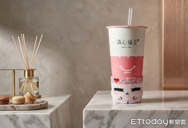 ▲▼清心福全推愚人節飲品「荔枝白」。（圖／清心福全提供）