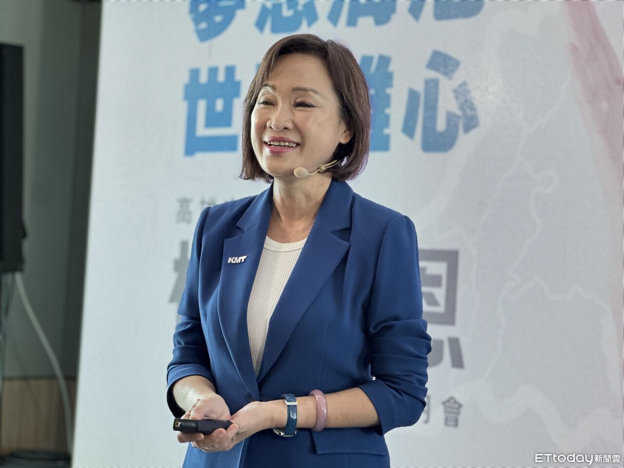 柯志恩首場政見會喊「13579」 自詡教育市長!0派系、0霸凌