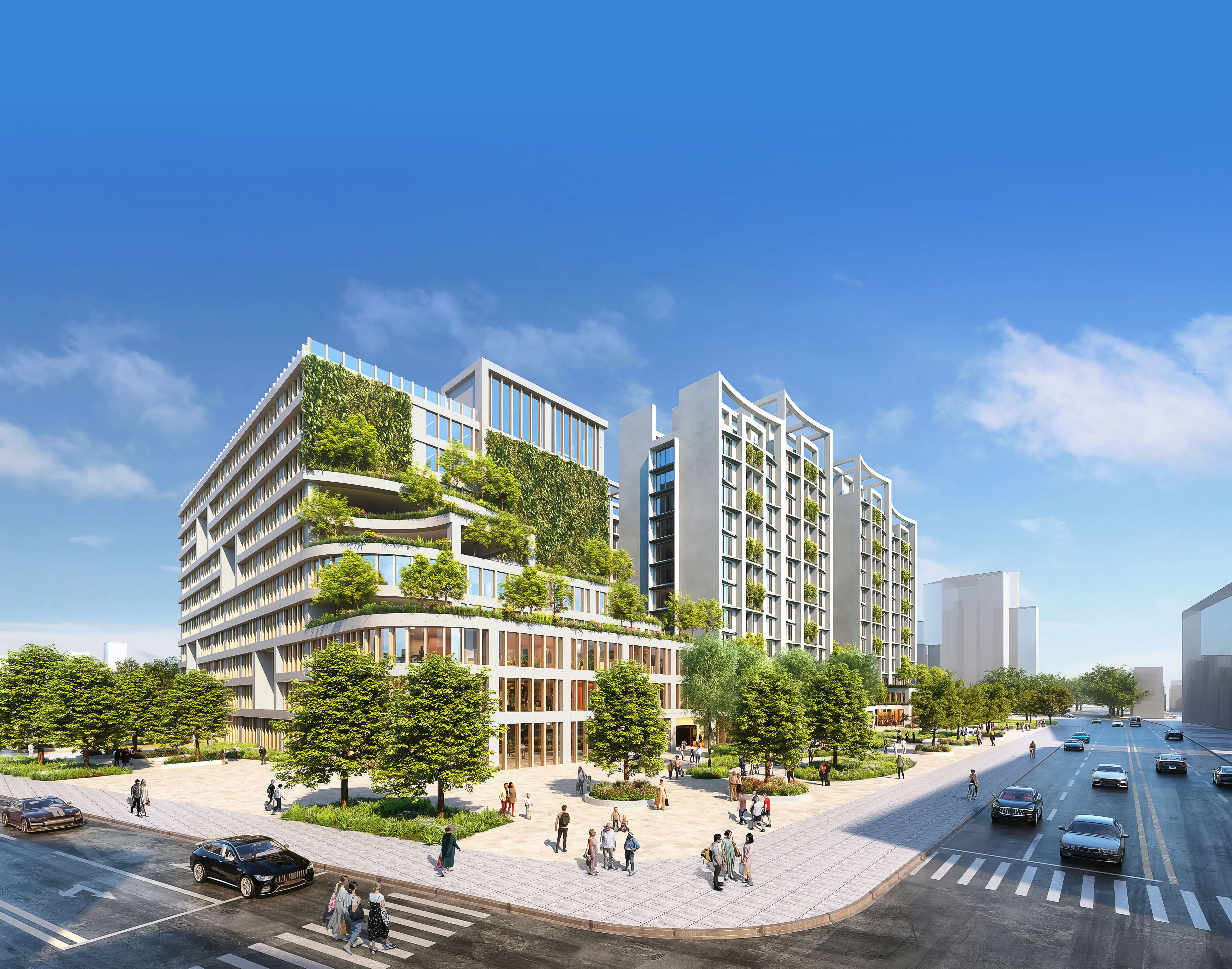 ▲▼三重房市,北士科,晴空大地,捷運環狀線,銀新未來城。（圖／晴空大地提供）