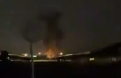 快訊／科威特機場傳無人機襲擊！　儲油槽起火畫面曝