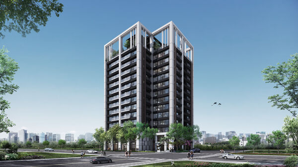 ▲▼ 楓樹里,精晨建設,新案,大13期,空拍,鳥瞰,AI            。（圖／記者陳筱惠攝）