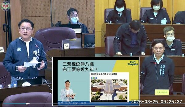 桃園捷運三心六線全面推進 楊朝偉肯定工程進度籲持續加速