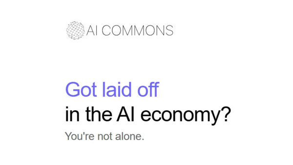 ▲▼非營利組織推首個「AI失業補助」計畫。（圖／aicommonsproject.org）