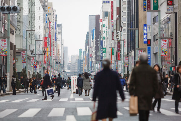 ▲▼日本東京銀座街景。（圖／VCG）