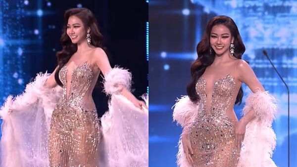 ▲▼選美一半「牙齒貼片」整排掉下來！　佳麗超專業1舉完美救場。（圖／翻攝YouTube／GrandTV）