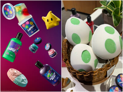 耀西蛋汽泡彈太萌！LUSH瑪利歐聯名泡澡、沐浴新品登場