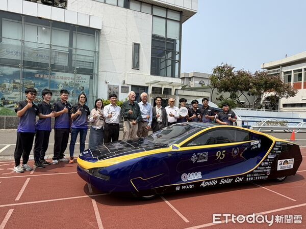 ▲▼高科大太陽能車。（圖／記者許宥孺攝）