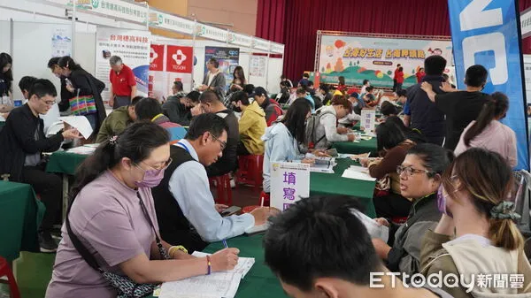 ▲台南市2026年首場大型就博會今在善化登場，94家廠商釋出4080個工作機會。（記者林東良翻攝，下同）