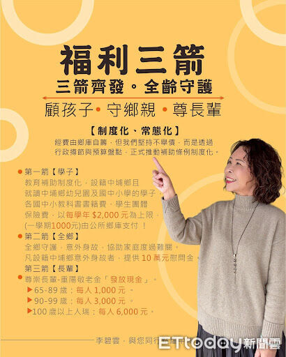 不搞大撒幣!嘉義中埔鄉推「福利三箭」制度化 堅持不舉債