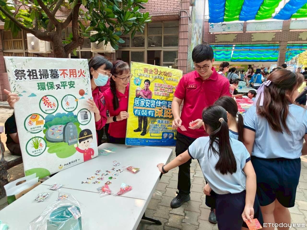 清明祭祖防火優先 南消一大出動無人機高空巡查墓區