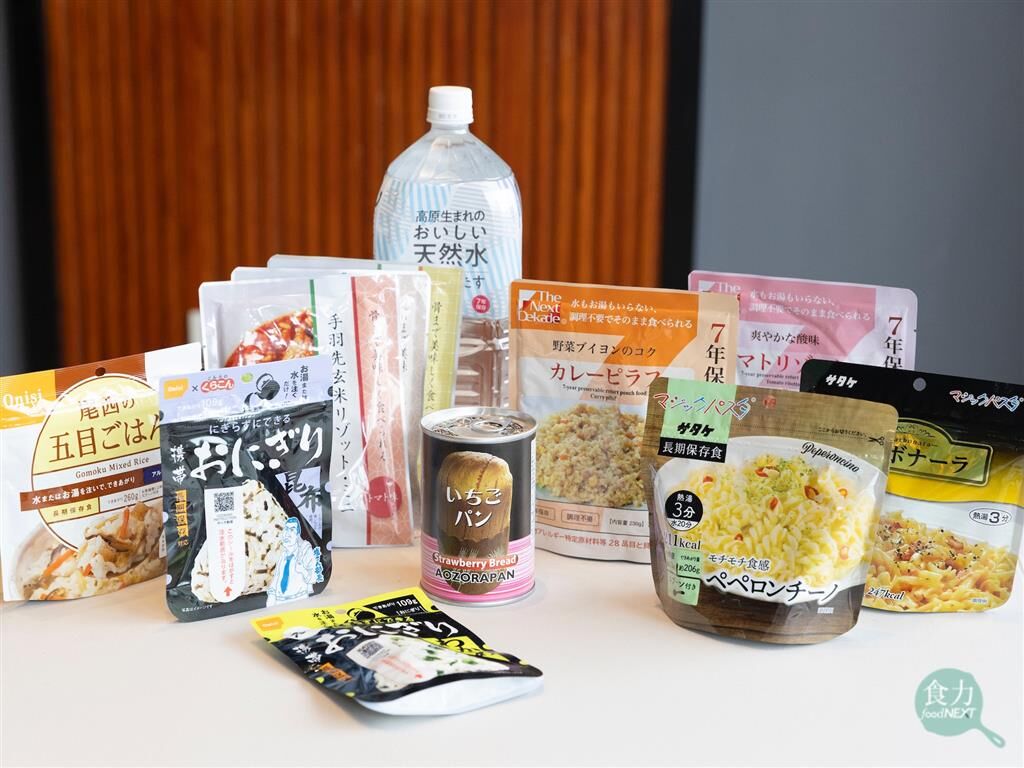 防災食品保存。（圖／食力提供）