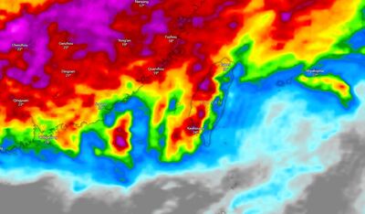 一片橘紅！　清明連假「2波鋒面」