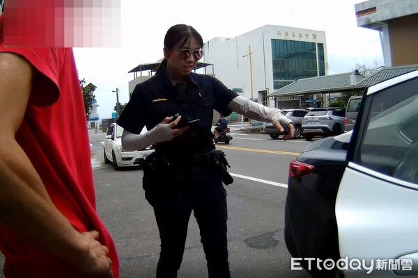 ▲男子精神狀況不穩流連街頭，警民合作助其平安返家。（圖／記者楊晨東翻攝）