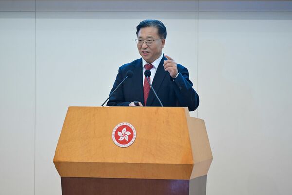▲▼大陸外交部駐港公署特派員崔建春。（圖／翻攝陸駐港公署）