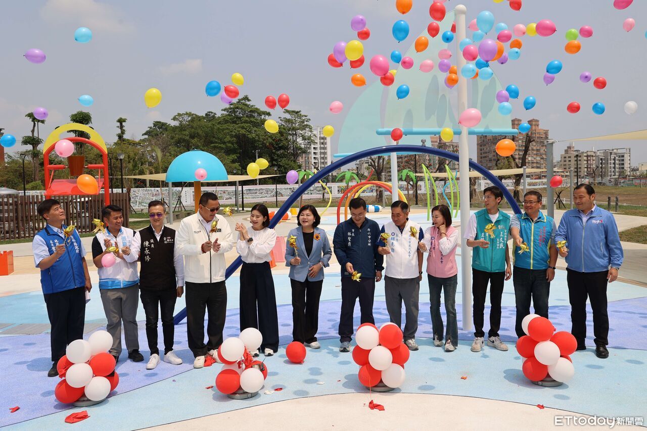 斗六人文親水公園啟用!玩水、放電一次滿足 雲林再添親子景點