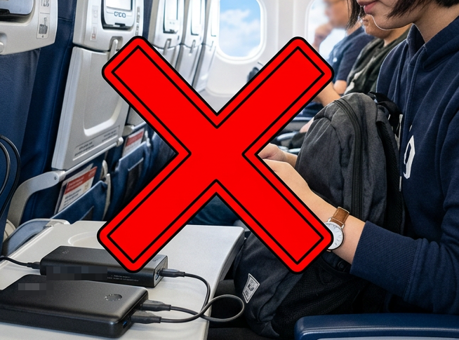 注意了!國際民航組織新規上路:行動電源限2顆 機上禁充電