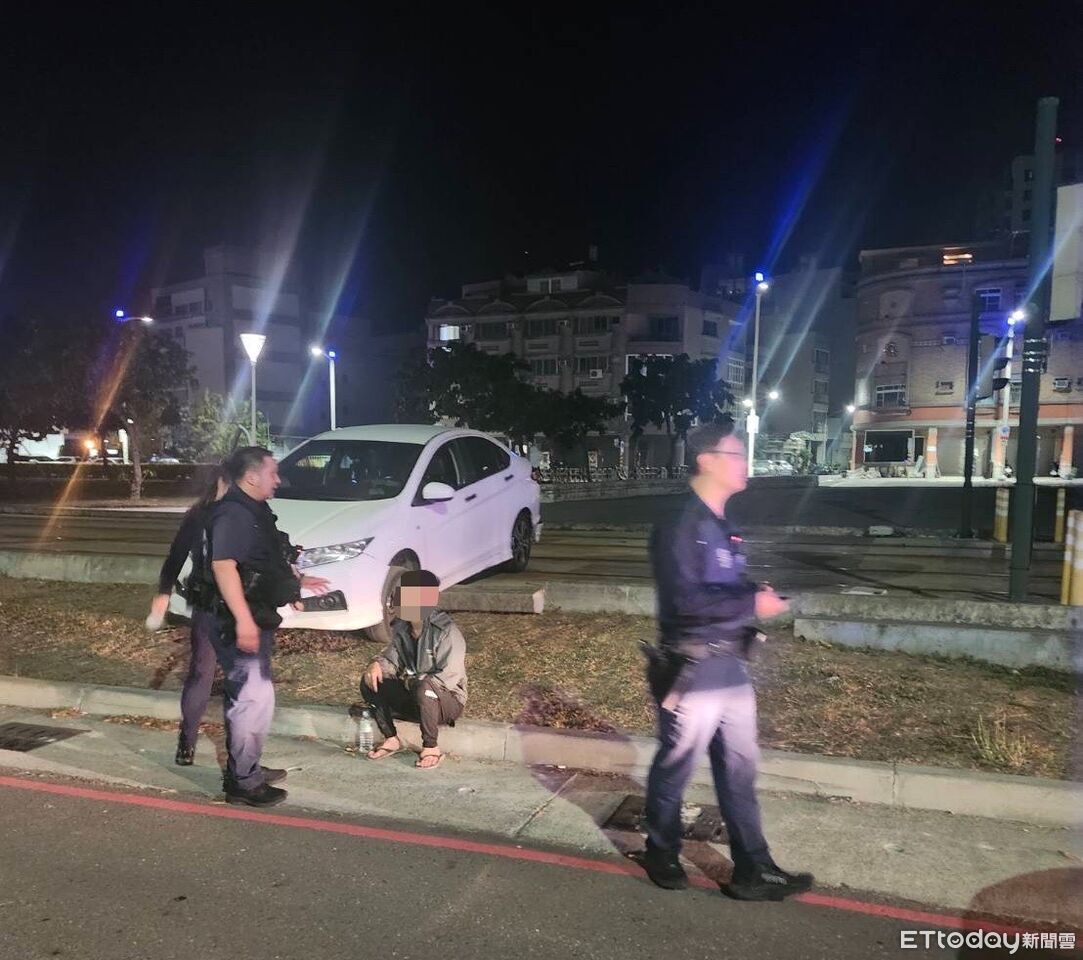 高雄毒駕男闖輕軌路廊 囂張嗆警「你處理啊」!遭噴辣椒水上銬