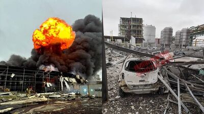 伊朗飛彈襲以色列工業區！意外炸到「中資化工廠」　火球直衝天際