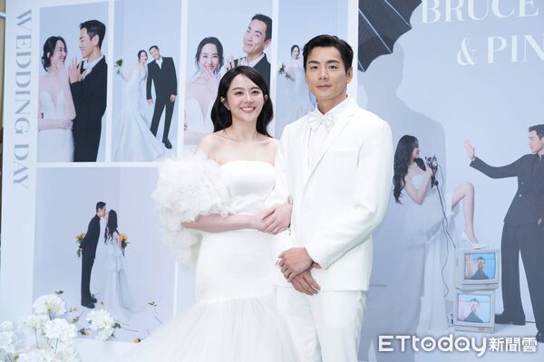 ▲禾浩辰、吳品潔婚禮。（圖／記者呂佳賢攝）