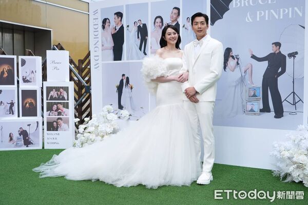 ▲禾浩辰、吳品潔婚禮。（圖／記者呂佳賢攝）