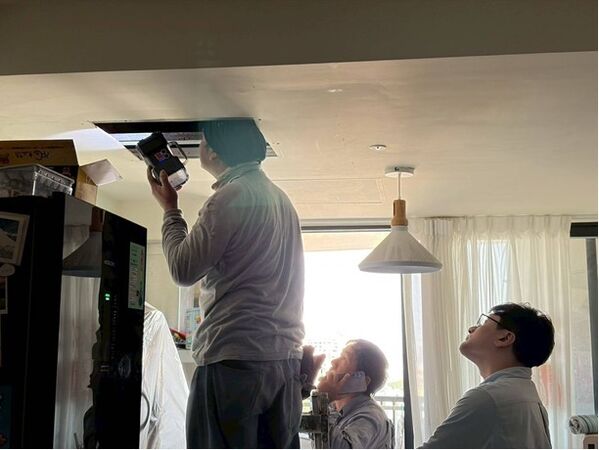 ▲凱旋青樹社會住宅住戶反映漏水缺失已立即改善 。（圖／記者高市府都發局提供）