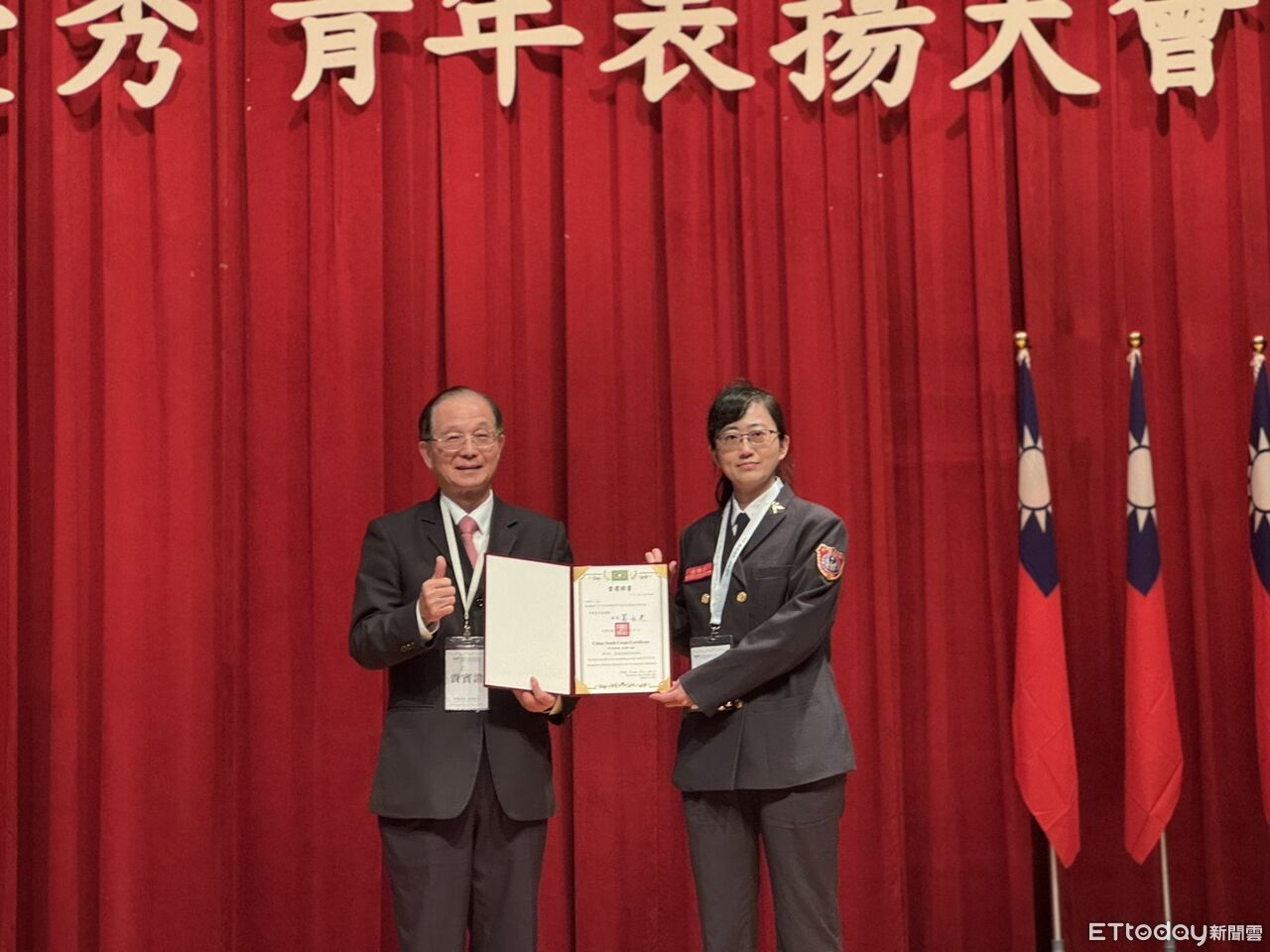 金門消防女力發光 王順香跨縣市歷練獲選全國優秀青年