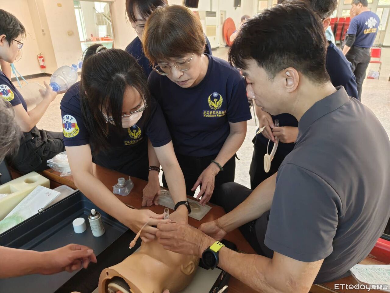 南消七大虎尾寮救護訓練升級 導入MARCH流程強化戰術應變