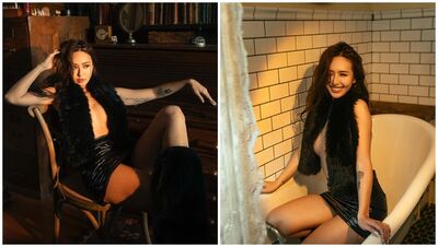 《黑澀會》薔薔裡面真的沒穿！「重點部位只用布擋」震撼千人：太狂了