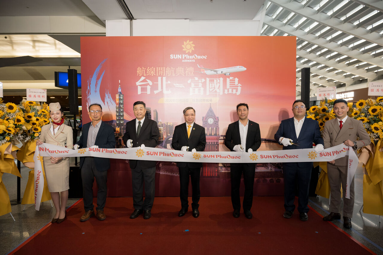 【廣編】越南太陽富國航空 首航台北—富國島航線