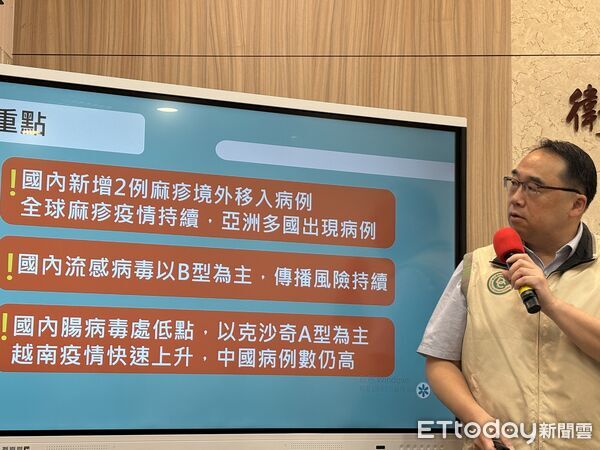 ▲▼疾管署疫情週報。（圖／記者洪巧藍攝）