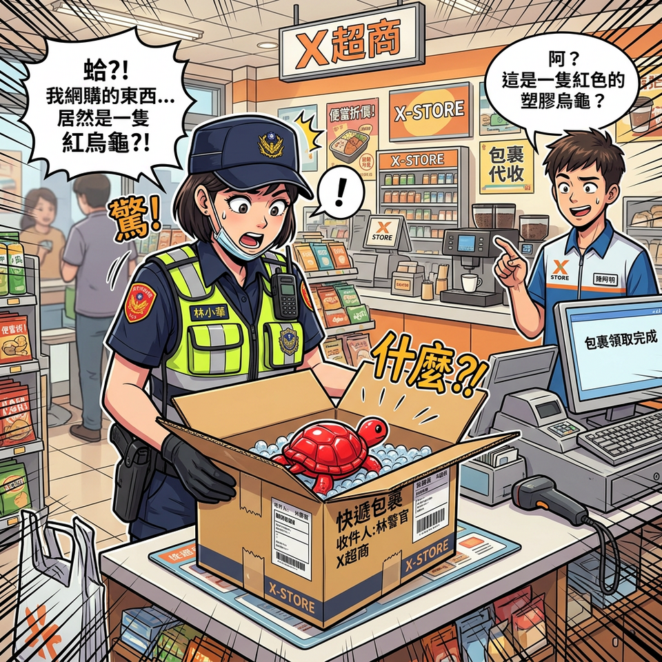 洗車工PO網賣「喪屍煙彈」 女警釣魚...竟收到塑膠紅烏龜