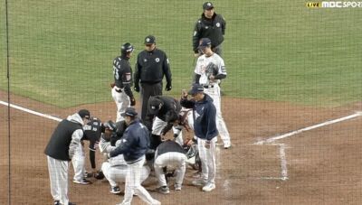 臉挨146公里速球！韓職打者痛倒地仍安慰投手　暖舉感動全場