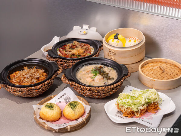 ▲▼点爭鮮跨界聯名點點心　豬仔流沙包搬進日式壽司店。（圖／爭鮮提供）