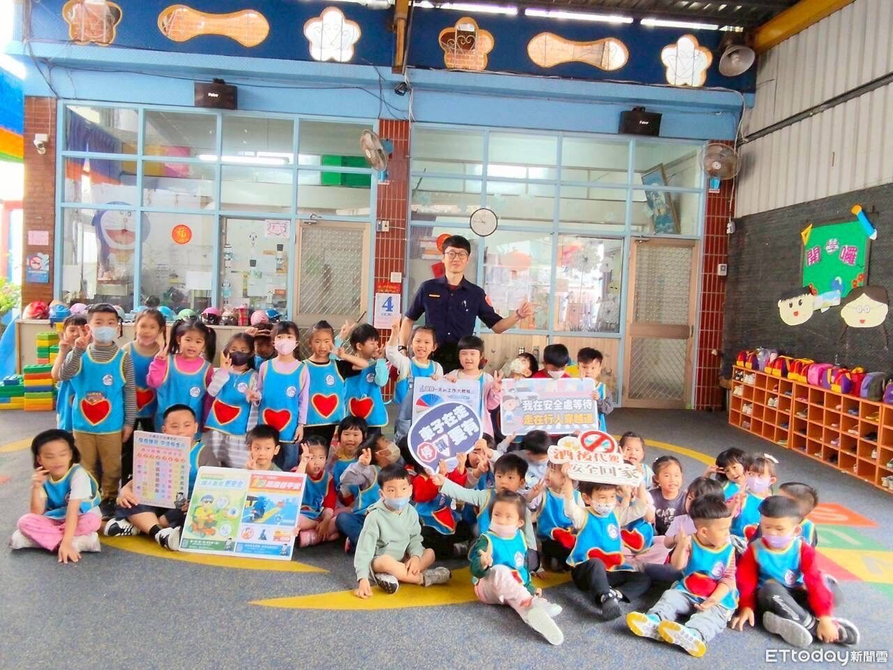 兒童節前夕暖心宣導 枋寮警進幼兒園扎根安全教育