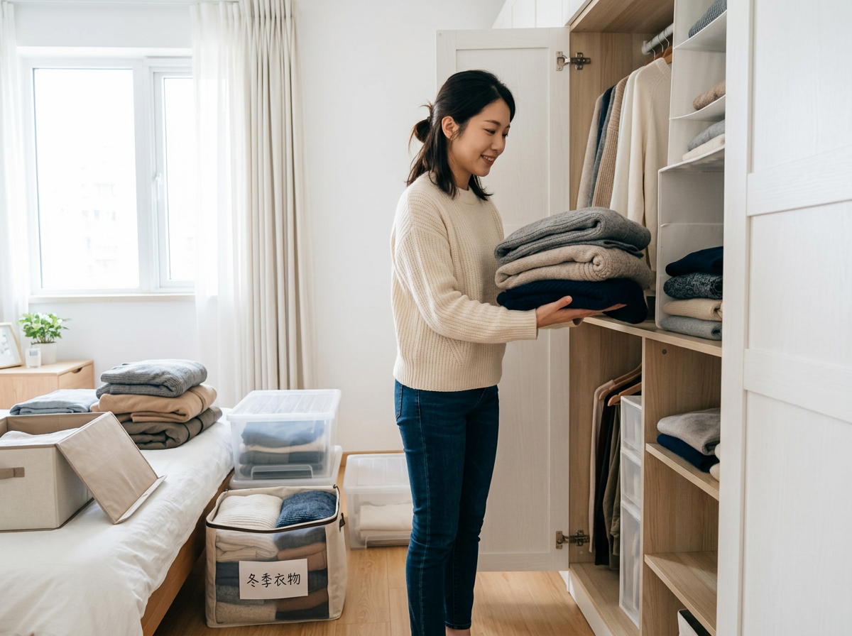 ▲▼換季收納。（圖／）（AI協作圖／記者曾怡嘉製作，經編輯審核）