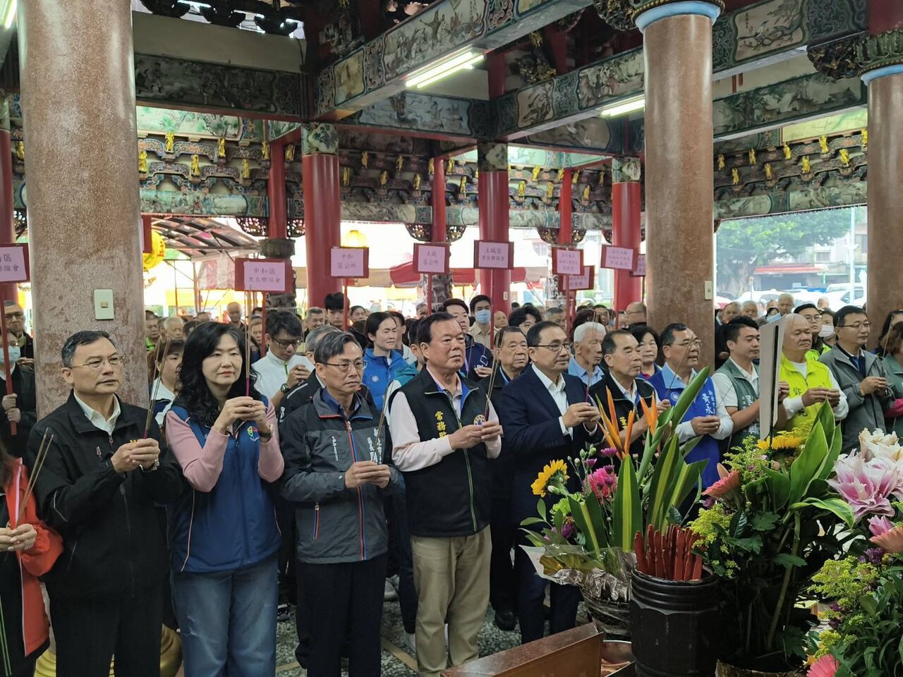 新北土城大墓公清明祭祀 侯友宜感念義民精神祈安定