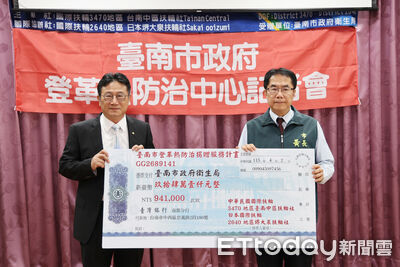 扶輪社挹注94萬挺防疫　台南登革熱防護網再升級