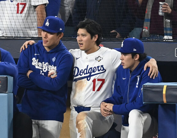 ▲山本由伸、大谷翔平、佐佐木朗希。（圖／達志影像／美聯社）